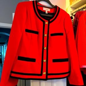 J Crew pink lady blazer